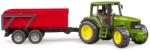 BRUDER John Deere 6920 traktor billenő pótkocsi Ajánlott 3-14 éves korig fiúknak [Cikkszám 06861]