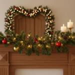 Family Collection Fenyő girland - sötét zöld - 270 cm - PVC, 56450