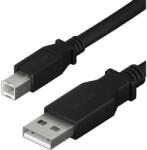 YENKEE USB A - USB B kábel, 1, 5 m, YCU 015 BK