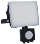 NEDES Keret nélküli mozgásérzékelős LED reflektor vízmentes kötődobozzal (20W/1900lm) természetes fehér, fekete (LF7022S)