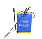  Háti permetező, 16 L, műanyag, 3 fúvókával, kézi nyomásfelfutású, hevederrel (HOP1001050)