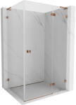 Mexen Lunar L cabina de duș basculantă dreaptă 70 x 80 cm, transparentă, aur roz - 834L-070-080-60-00-P (834L-070-080-60-00-P)