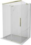 Mexen Rox-3S L cabina de duș cu 3 pereți glisantă 135 x 75 cm, transparentă, aurie - 8C2L-135-075-50-00-3S (8C2L-135-075-50-00-3S)