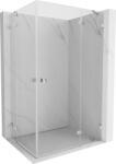 Mexen Lunar Duo cabină de duș cu uși batante dreapta 115 x 110 cm, transparent, crom - 834-115P-110L-01-00 (834-115P-110L-01-00)