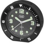 Trevi SL 3091 R kvarc ébresztőóra nagy, világító számlappal, halk SWEEP működéssel és SNOOZE funkcióval fekete