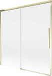 Mexen Rox paravan de cadă cu 2 uși glisante 160 x 150 cm, transparent, auriu - 8C9-160-001-50-00 (8C9-160-001-50-00)