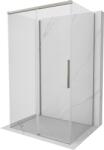 Mexen Rox-3S cabină de duș cu 3 pereți culisantă 155 x 110 cm, transparentă, nichel periat - 8C2-155-110-97-00-3S (8C2-155-110-97-00-3S)