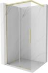 Mexen Rox perete de duș Walk-in 115 x 200 cm, transparent 8 mm, auriu periat - 8C2-115-003-55-00 (8C2-115-003-55-00)