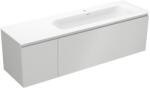 Mexen Orio dulap de baie 160 cm cu chiuvetă Vela dreapta, 1S, 1D, gri mat/alb mat - 91A13-16047-3-BBFF62-W23P01 (91A13-16047-3-BBFF62-W23P01)