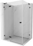 Mexen Lunar L cabină de duș cu ușă batantă stânga 75 x 80 cm, transparent, negru - 834L-075-080-70-00-L (834L-075-080-70-00-L)