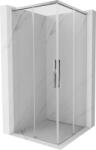 Mexen Rox Duo cabină de duș glisantă 80 x 80 cm, transparent, crom - 8C2D-080-080-01-00 (8C2D-080-080-01-00)