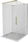 Mexen Rox-3S L cabina de duș cu 3 pereți, glisantă, 110 x 110 cm, transparentă, aurie - 8C2L-110-110-50-00-3S (8C2L-110-110-50-00-3S)