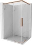 Mexen Rox Cabină de duș cu uși glisante Duo 120 x 80 cm, transparentă, cupru periat - 8C2D-120-080-65-00 (8C2D-120-080-65-00)