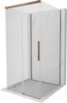 Mexen Rox-3S cabina de duș cu 3 pereți culisantă 120 x 120 cm, transparentă, aur roz - 8C2-120-120-60-00-3S (8C2-120-120-60-00-3S)