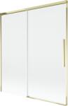 Mexen Rox paravan de cadă cu 2 aripi culisante 150 x 150 cm, transparent, auriu - 8C9-150-001-50-00 (8C9-150-001-50-00)