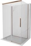 Mexen Rox-3S cabina de duș cu 3 pereți glisanți 105 x 120 cm, transparentă, aur roz - 8C2-105-120-60-00-3S (8C2-105-120-60-00-3S)