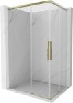 Mexen Rox Cabină de duș culisantă Duo 110 x 75 cm, transparentă, aurie - 8C2D-110-075-50-00 (8C2D-110-075-50-00)