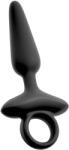 Anos - dop anal cu vibrații și mâner - negru (54051810000) Vibrator