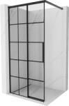 Mexen Rox panou de duș Walk-in stânga 100 x 200 cm, plasă neagră 8 mm, negru - 8C2-100-003-70-77-L (8C2-100-003-70-77-L)