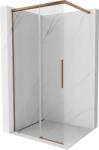 Mexen Rox Panou de duș Walk-in 100 x 200 cm, transparent 8 mm, aur roz - 8C2-100-003-60-00 (8C2-100-003-60-00)