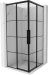 Mexen Rox Cabină de duș glisantă Duo 95 x 95 cm, grilaj negru, negru - 8C2D-095-095-70-77 (8C2D-095-095-70-77)