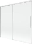 Mexen Rox paravan de cadă pliabil cu 2 aripi, glisant, 170 x 150 cm, transparent, alb - 8C9-170-001-20-00 (8C9-170-001-20-00)