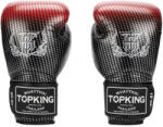 TOP KING Muay Thai Super Star Air boxkesztyű 10 OZ fekete|vörös