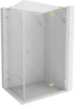 Mexen Lunar L cabina de duș cu deschidere dreapta 75 x 90 cm, transparentă, auriu periat - 834L-075-090-55-00-P (834L-075-090-55-00-P)