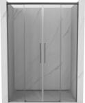 Mexen Rox Duo uși de duș glisante 150 cm, transparent, gun metal - 8C2-150-002-95-00 (8C2-150-002-95-00)