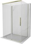 Mexen Rox-3S cabină de duș cu 3 pereți culisantă 135 x 95 cm, transparentă, aurie - 8C2-135-095-50-00-3S (8C2-135-095-50-00-3S)