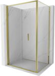 Mexen Exo cabină de duș pliabilă 120 x 100 cm, transparentă, aurie - 816-120-100-50-00 (816-120-100-50-00)