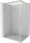 Mexen Rox Cabină de duș Duo cu uși glisante 100 x 75 cm, transparent, nichel periat - 8C2D-100-075-97-00 (8C2D-100-075-97-00)