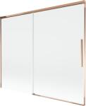 Mexen Rox paravan de baie cu două aripi, glisant 190 x 150 cm, transparent, aur roz - 8C9-190-001-60-00 (8C9-190-001-60-00)