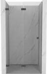Mexen Lunar-F uși de duș pliante stânga 55 cm, transparent, gri armă periat - 836-055-000-66-00-L (836-055-000-66-00-L)