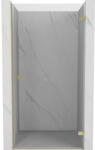 Mexen Lunar-B ușă de duș batantă dreaptă 50 cm, transparentă, aurie - 832-050-000-50-00-P (832-050-000-50-00-P)
