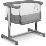Lionelo Patut co-sleeper, Lionelo, Aurora, 3 in 1, Cu leganare si setare unghiulara, Pana la 9 kg, 0 luni+, Gri (LO-AURORA_GREY_CONCRETE)