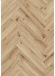 Mexen Buffalo vinyl padlóburkolatok halszálka 635 x 127 mm SPC 6, 5 mm alátét 1, 5 mm, 4 V-fuga, Tölgy (F1190-0635-127-505-4V1-01)