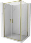 Mexen Exo nyitható zuhanykabin 70 x 120 cm, átlátszó, arany - 8182-070-120-50-00 (8182-070-120-50-00)