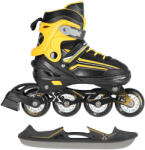 NILS Extreme Gyermek inline korcsolya cserélhető hokikorcsolyával 2in1 Nils Extreme NH18190 39/42 L fekete|narancssárga