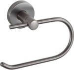 Mexen Remo fekete-szürke toalettpapír tartó, szálcsiszolt - 70507333-66 (70507333-66)