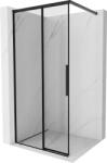 Mexen Rox Walk-in zuhanyfal bal 75 x 200 cm, fekete keret 8 mm, fekete - 8C2-075-003-70-70-L (8C2-075-003-70-70-L)