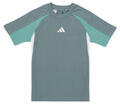 Adidas Rövid ujjú pólók Seasonal Essentials Colorblock T-Shirt Kids Zöld 9 / 10 éves