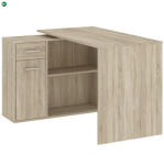 INTERMEBLE NASH Íróasztal Tölgy Színben 120 cm 1D1S