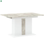 INTERMEBLE GREYS Étkezőasztal Márvány/Fehér Színben 134 cm