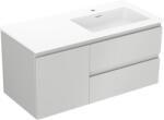 Mexen Orio fürdőszobai szekrény 100 cm mosdóval Otis jobbos, 2S, 1D, szürke matt/fehér matt - 91A13-10047-3-BBFFF62-W18P01 (91A13-10047-3-BBFFF62-W18P01)