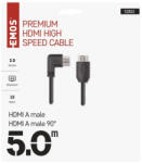 EMOS HDMI kábel 2.0 A-A dugó 90°, 5m (S10510) - akkuforras