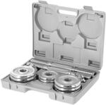 HMS Króm kézi súlyzók tokban HMS STC15 szürke