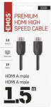 EMOS HDMI kábel 2.0 A-A dugó 1.5m (S10100) - akkuforras