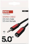EMOS Jack kábel 3.5mm ST dugó-3.5mm ST dugalj 5m SM5105 (SM5105)