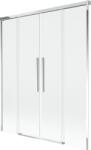 Mexen Rox 2-szárnyú, toló fürdő paraván, 160 x 150 cm, átlátszó, króm - 8C9-160-002-01-00 (8C9-160-002-01-00)